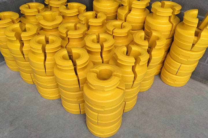 Buoyant Vertebrae Bend Restrictors