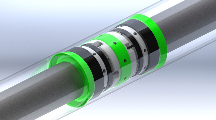 Pipe in pipe seals