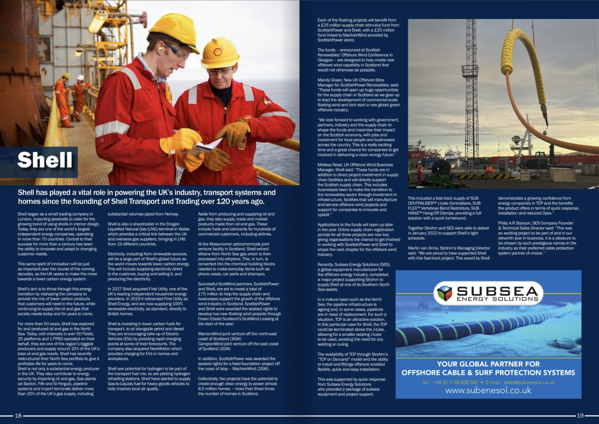 Article in Energy Forum Magazine