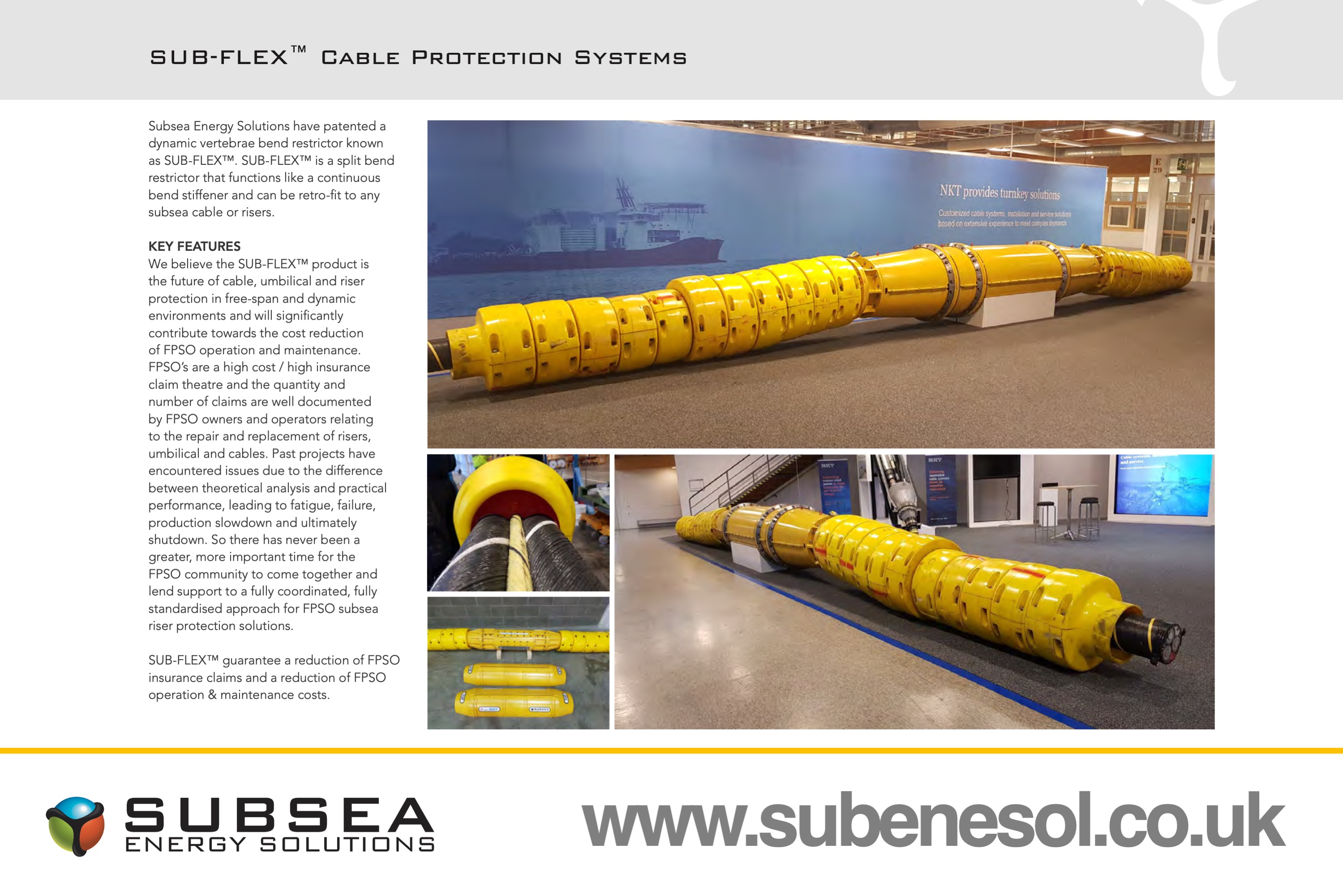 SUB-FLEX™ is the future of cable protection in free-span and dynamic environments.