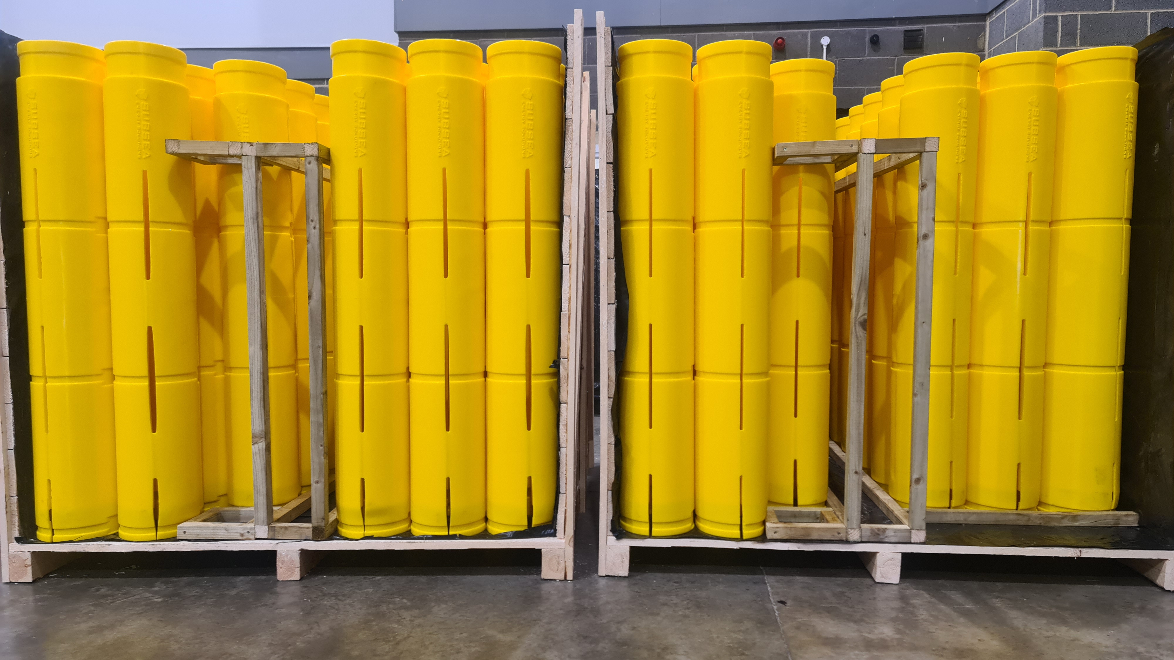 SUB-DUCT™ Cable Protection Systems for an OD 216.5 mm cable